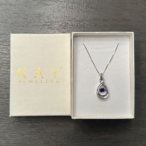Kay Jewelers Dancing Sapphire Necklace
